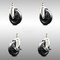 Service Caster 5 Inch 316SS Soft Rubber Wheel Swivel 1/2 Inch Threaded Stem Caster Brakes, 2PK SCC-SS316TS20S514-SRS-121315-2-TLB-2 - alternate 1